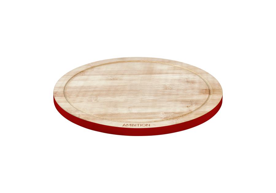 Zdjęcie: Deska do krojenia bambusowa Ombre 28 cm okrągła AMBITION