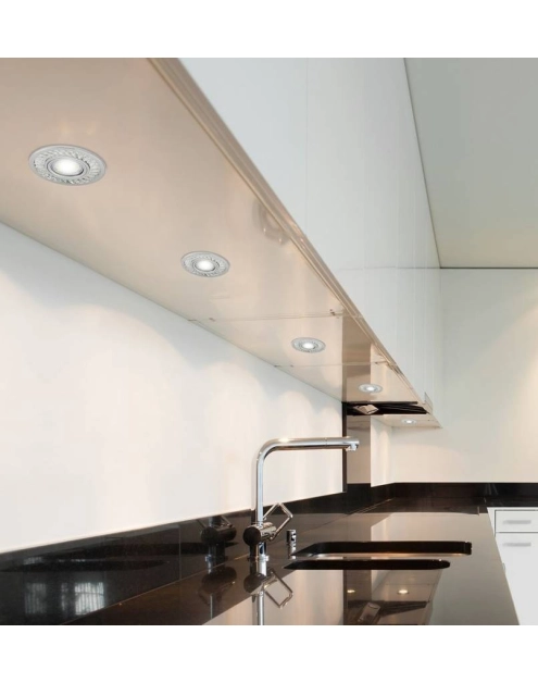 Zdjęcie: Oprawa stropowa okrągła chrom oczko 50 W + LED CANDELLUX