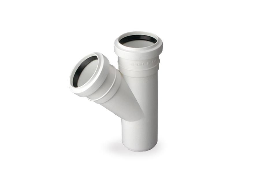 Zdjęcie: Trójnik kanalizacyjny Bl 32/32 67 stopni Comfort PIPELIFE