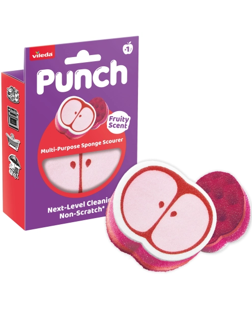 Zdjęcie: Zmywak uniwersalny Vileda Punch, jabłko VILEDA