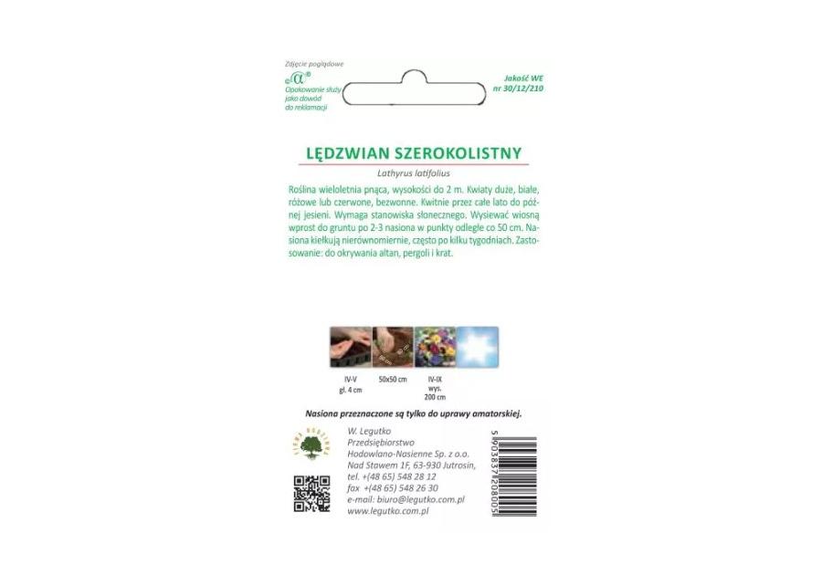 Zdjęcie: Lędźwian szerokolistny mieszanka 2 g W.LEGUTKO