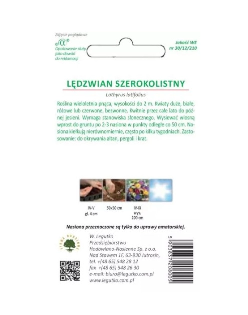 Zdjęcie: Lędźwian szerokolistny mieszanka 2 g W.LEGUTKO