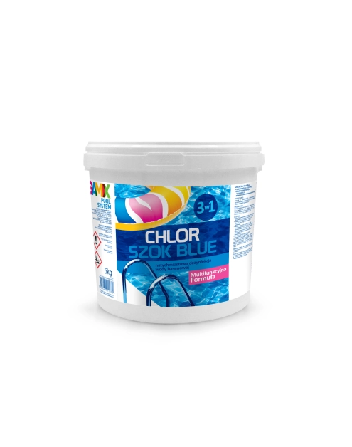 Zdjęcie: Chlor szok blue multifunkcyjny 5kg GAMIX