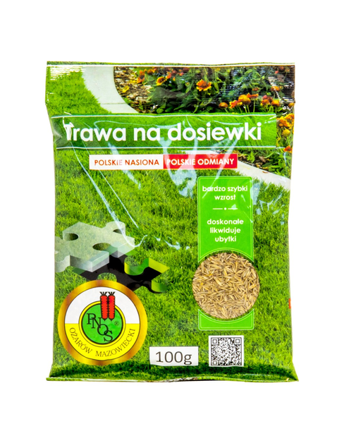 Zdjęcie: Mieszanka traw gazonowych na dosiewki 100 g PNOS