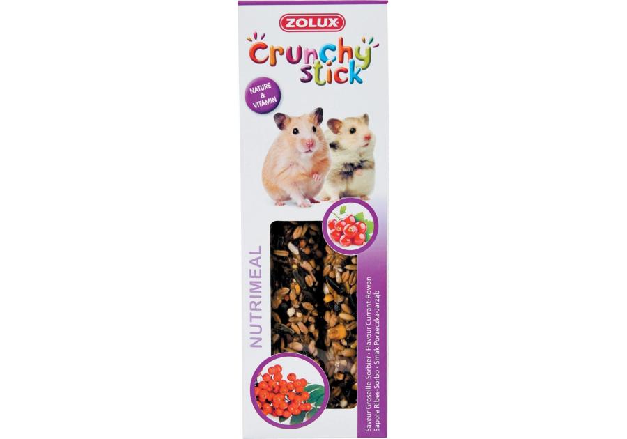 Zdjęcie: Kolba Crunchy Stick dla chomika porzeczka, jarzębina 115 g ZOLUX