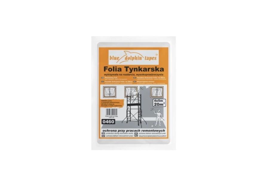 Zdjęcie: Folia tynkarska 4x5 m BLUE DOLPHIN