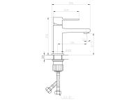 Zdjęcie: Bateria umywalkowa Glamour chrom INVENA