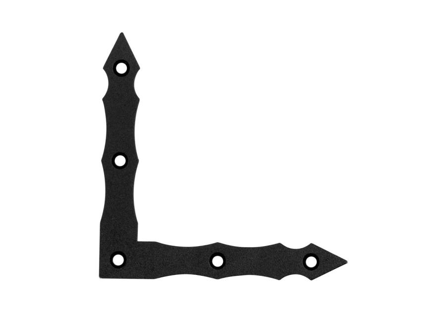 Zdjęcie: Narożnik ozdobny czarny 150x150x25 mm METRO