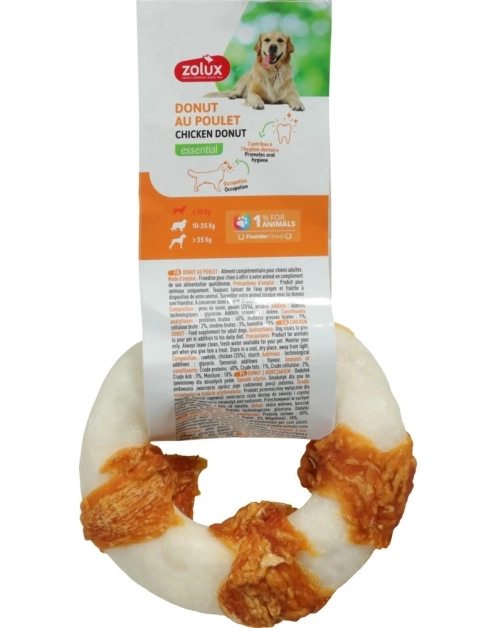 Zdjęcie: Gryzak dla psa donut z kurczakiem 7 cm ZOLUX