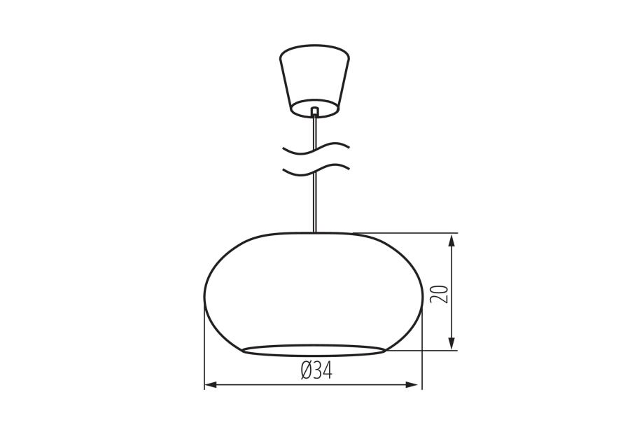 Zdjęcie: Oprawa sufitowa Afirro LAMP08 KINGBERRY