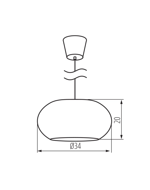 Zdjęcie: Oprawa sufitowa Afirro LAMP08 KINGBERRY