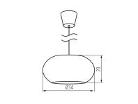 Zdjęcie: Oprawa sufitowa Afirro LAMP08 KINGBERRY