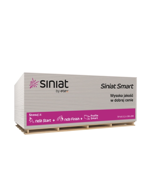 Zdjęcie: Płyta Siniat Smart 1200x12,5x2000 SINIAT