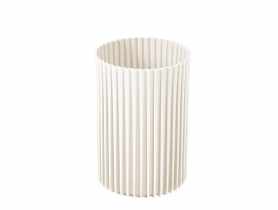 Wazon Nemo 180 recycled, kremowy LAMELA