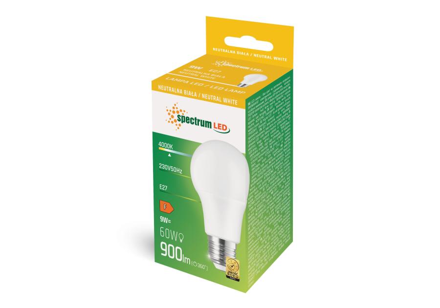 Zdjęcie: Żarówka LED GLS 9 W SPECTRUM