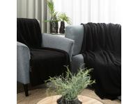 Zdjęcie: Koc czarny 150 x 200 cm Bukla EUROFIRANY