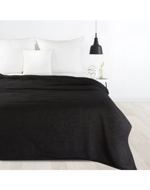 Zdjęcie: Koc czarny 150 x 200 cm Bukla EUROFIRANY