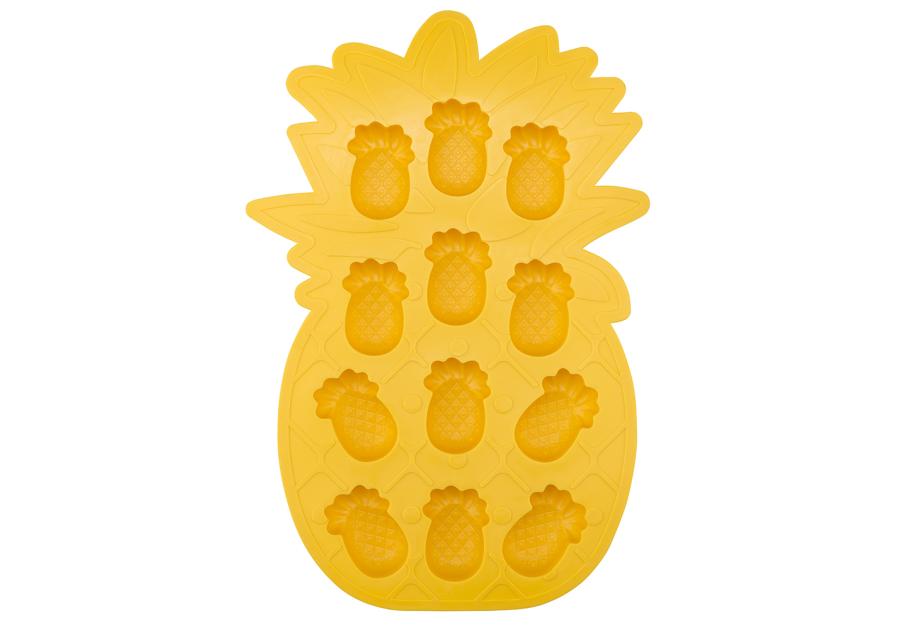Zdjęcie: Forma silikonowa do lodu ananasy 17x25,5 cm żółta ALTOM DESIGN