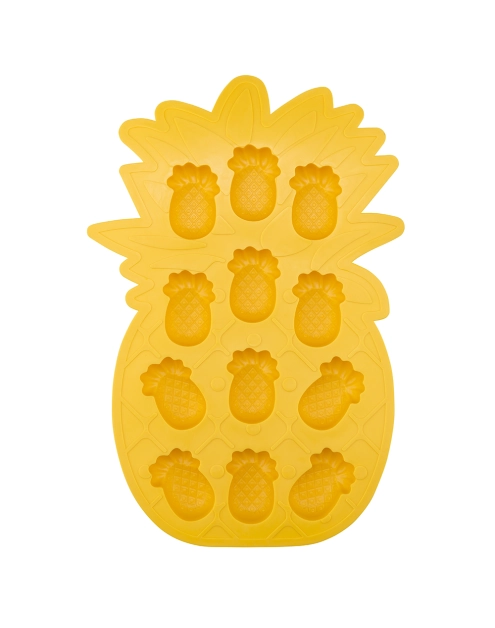 Zdjęcie: Forma silikonowa do lodu ananasy 17x25,5 cm żółta ALTOM DESIGN