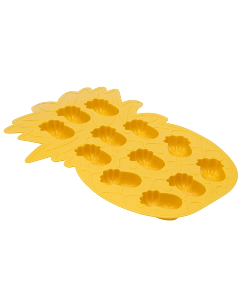 Zdjęcie: Forma silikonowa do lodu ananasy 17x25,5 cm żółta ALTOM DESIGN