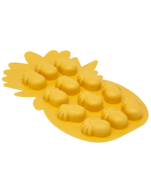 Zdjęcie: Forma silikonowa do lodu ananasy 17x25,5 cm żółta ALTOM DESIGN