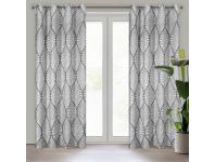 Zdjęcie: Zasłona gotowa Eloisa 140x250 cm stalowy EUROFIRANY