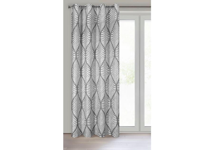 Zdjęcie: Zasłona gotowa Eloisa 140x250 cm stalowy EUROFIRANY