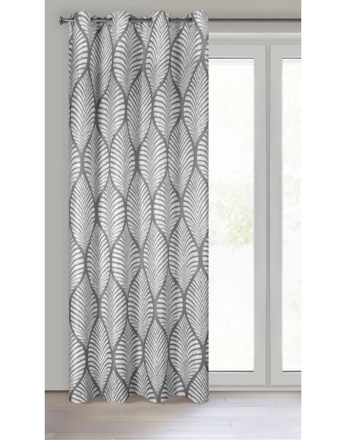 Zdjęcie: Zasłona gotowa Eloisa 140x250 cm stalowy EUROFIRANY