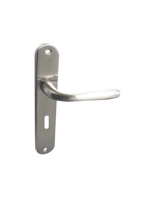 Zdjęcie: Klamka Ewa na szyldzie długim na klucz, 90 mm KUCHINOX