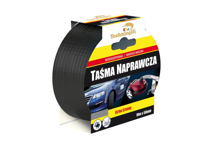 Zdjęcie: Taśma naprawcza Duct 10 m, 50 mm czarna T291 METRO