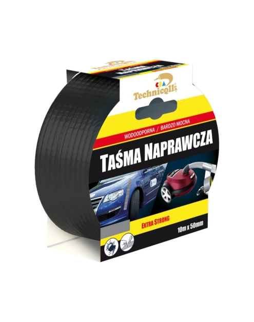 Zdjęcie: Taśma naprawcza Duct 10 m, 50 mm czarna T291 METRO