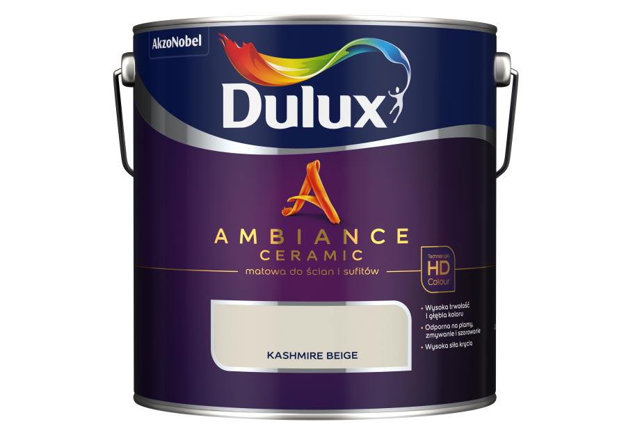 Zdjęcie: Farba ceramiczna Ambiance Kashmire Beige 2,5 L DULUX