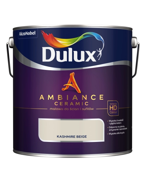 Zdjęcie: Farba ceramiczna Ambiance Kashmire Beige 2,5 L DULUX