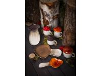 Zdjęcie: Kubek Pod kapeluszem 500 ml w kształcie grzybka z rudą pokrywką ALTOM DESIGN