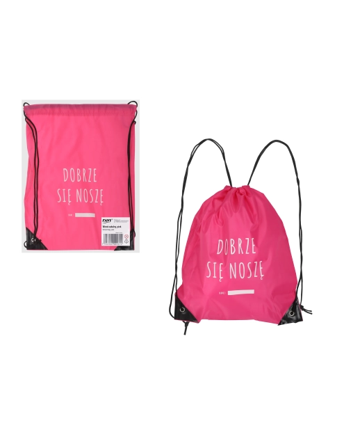 Zdjęcie: Worek szkolny pink RAVI