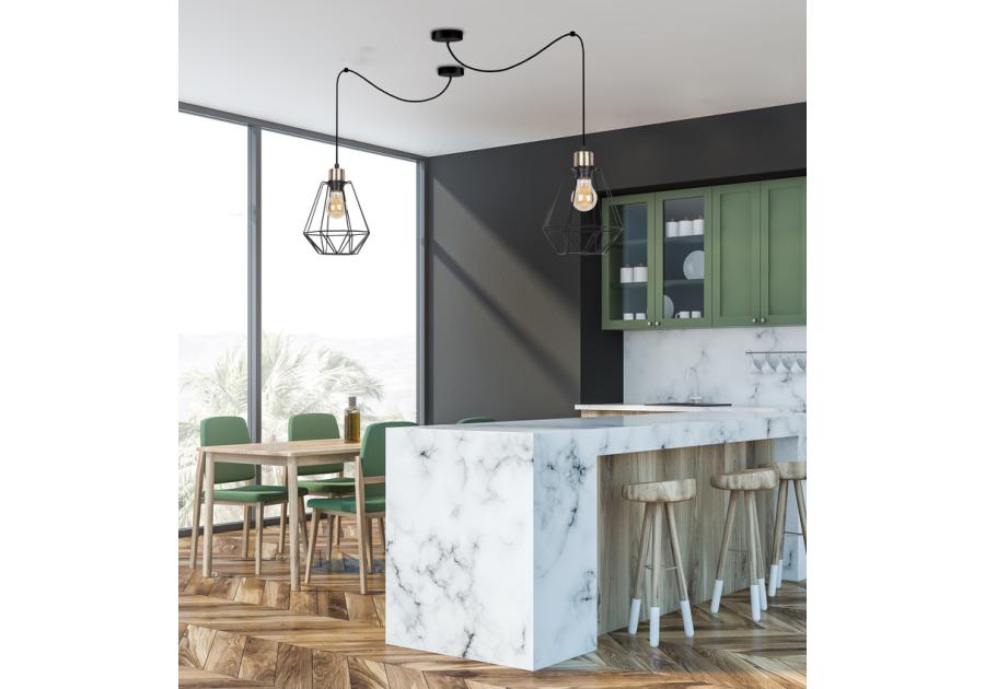 Zdjęcie: Lampa wisząca Primo czarna/patyna CANDELLUX