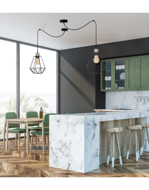 Zdjęcie: Lampa wisząca Primo czarna/patyna CANDELLUX