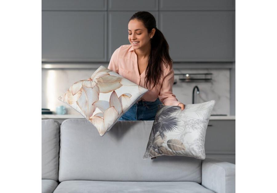 Zdjęcie: Poszewka 196 beżowa 45 x 45 cm Velvet EUROFIRANY