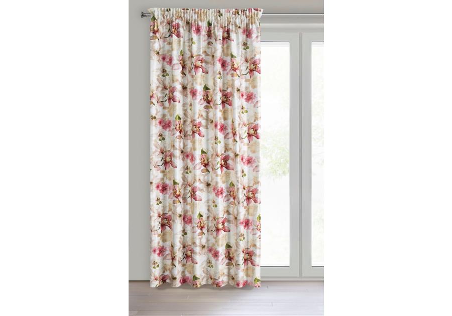 Zdjęcie: Zasłona gotowa Lillie na taśmie 140x270 cm kremowy EUROFIRANY