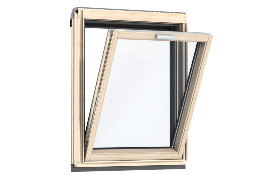 Zdjęcie: Okno kolankowe VFE 3068 drewniane otwierane uchylnie, 78x95 cm VELUX