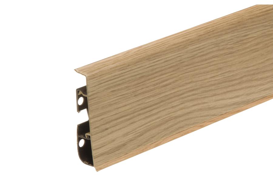 Zdjęcie: Listwa przypodłogowa PVC Hi Line Prestige 2,2x7,5 cm 2,50 m Dąb Klasyczny Mat CEZAR