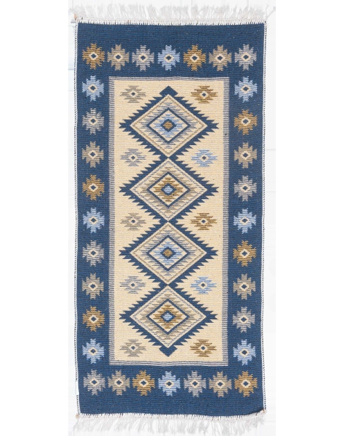 Zdjęcie: Dywan Kilim 60x120 cm niebieski MULTI-DECOR