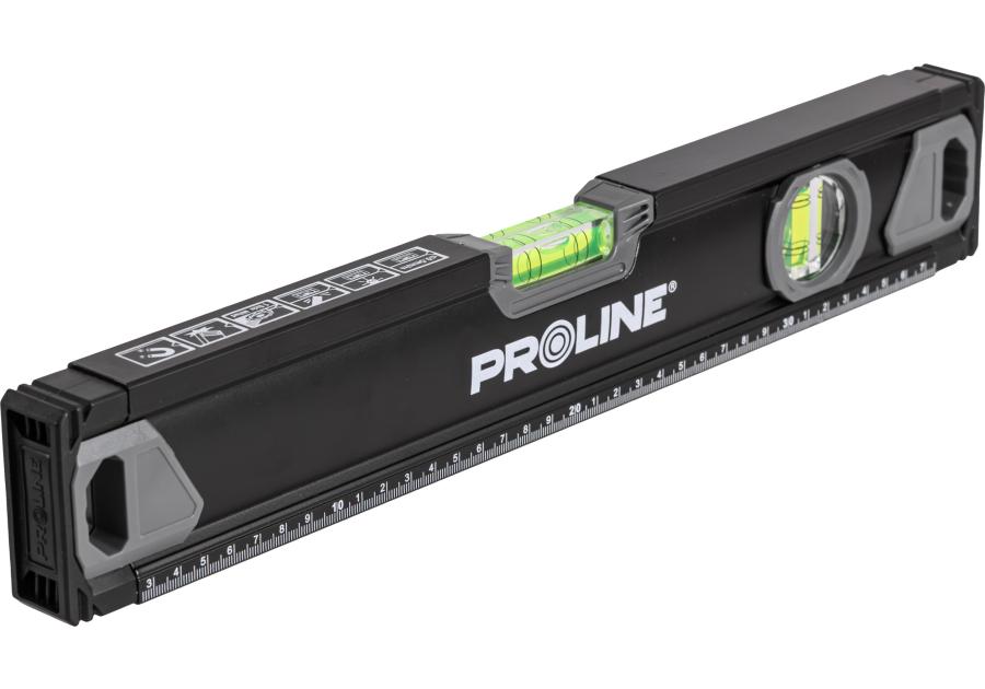 Zdjęcie: Poziomnica premium 2 libelki, frezowana, 0,5mm / 1m, poziomica, magnes 2%, 40 cm PROLINE