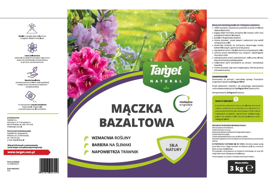 Zdjęcie: Mączka bazaltowa 3 kg TARGET