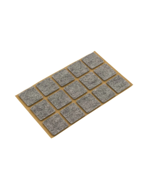 Zdjęcie: Podkładki filcowe samoprzylepne szare 28x28 mm METRO
