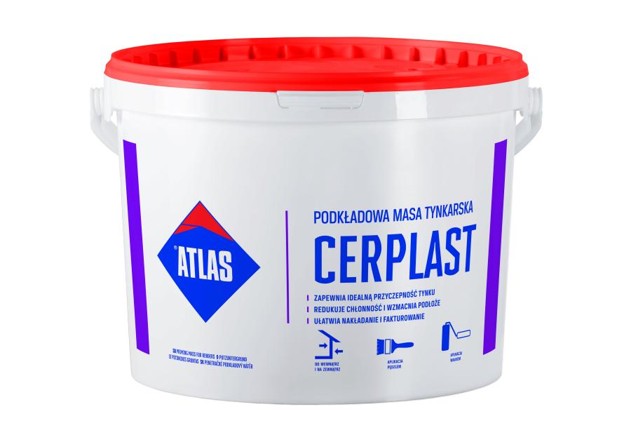 Zdjęcie: Masa tynkarska biała Cerplast 10 kg ATLAS