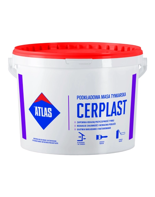 Zdjęcie: Masa tynkarska biała Cerplast 10 kg ATLAS