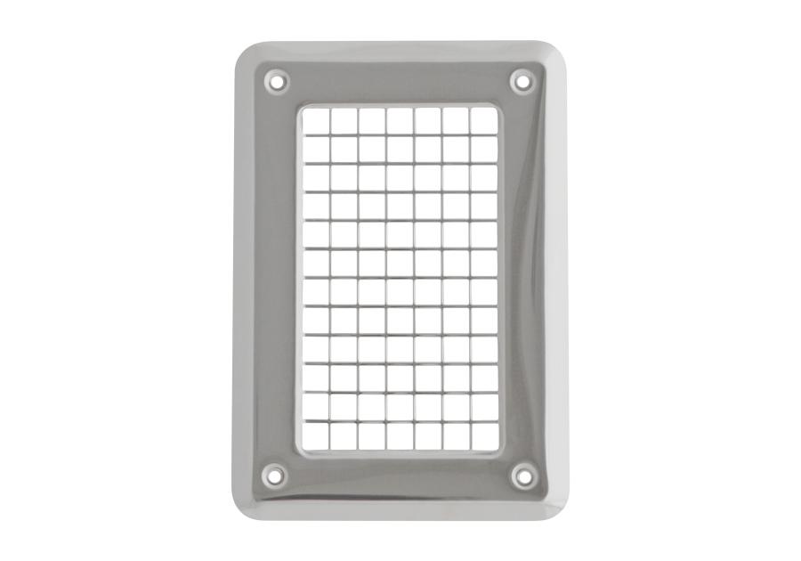 Zdjęcie: Kratka osłonowa kominowa K1k-CH chrom na wyloty boczne DARCO