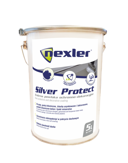 Zdjęcie: Masa izolacyjno-dekoracyjna Silver Protect 5 L NEXLER