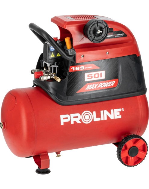 Zdjęcie: Kompresor olejowy 50 L, 1500W/2KM, 8bar, 169L/min PROLINE